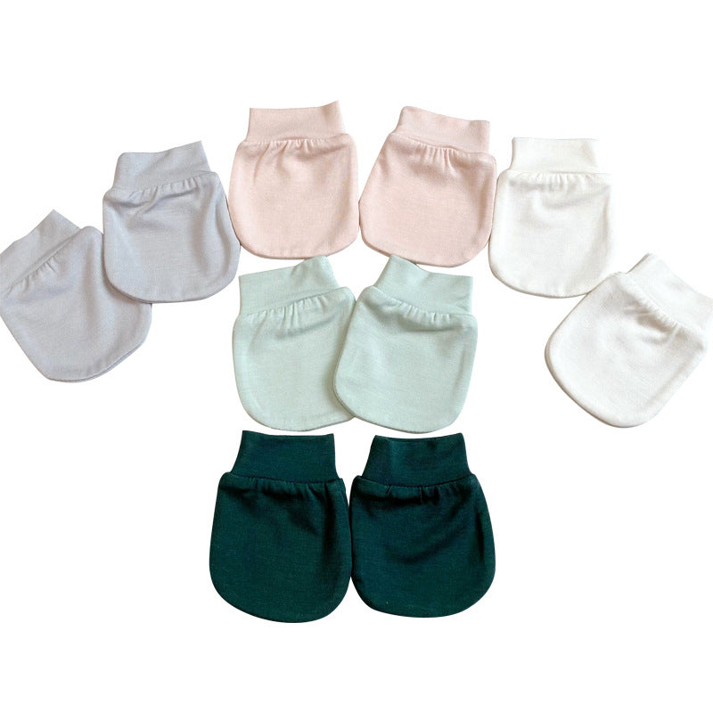 Bamboo Fiber Baby Clothes Baby Gloves